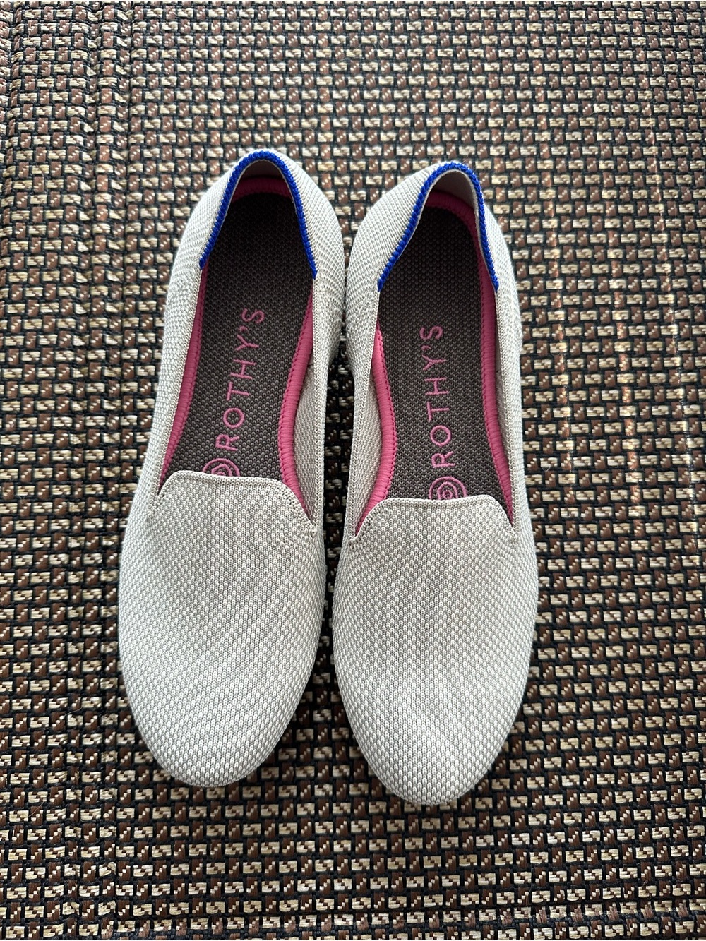 Rothy's Linen Double Stitch Loafer Flats